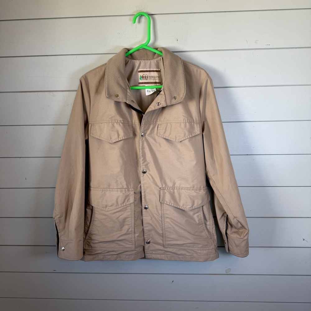 REI tan field chore barn jacket men’s size medium